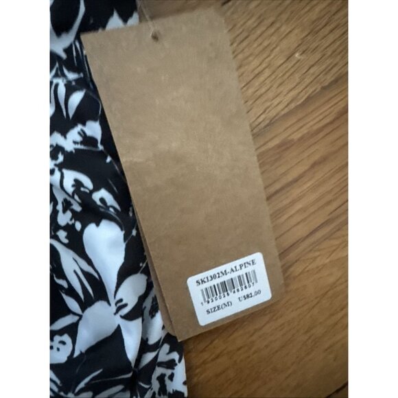 Dona Jo Women's Alpine Black /White Floral Skort Tennis Golf Size M - Picture 4 of 8